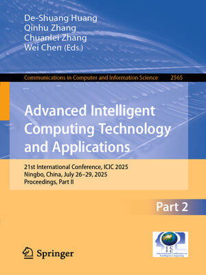 cover image of Advanced Intelligent Computing Technology and Applications